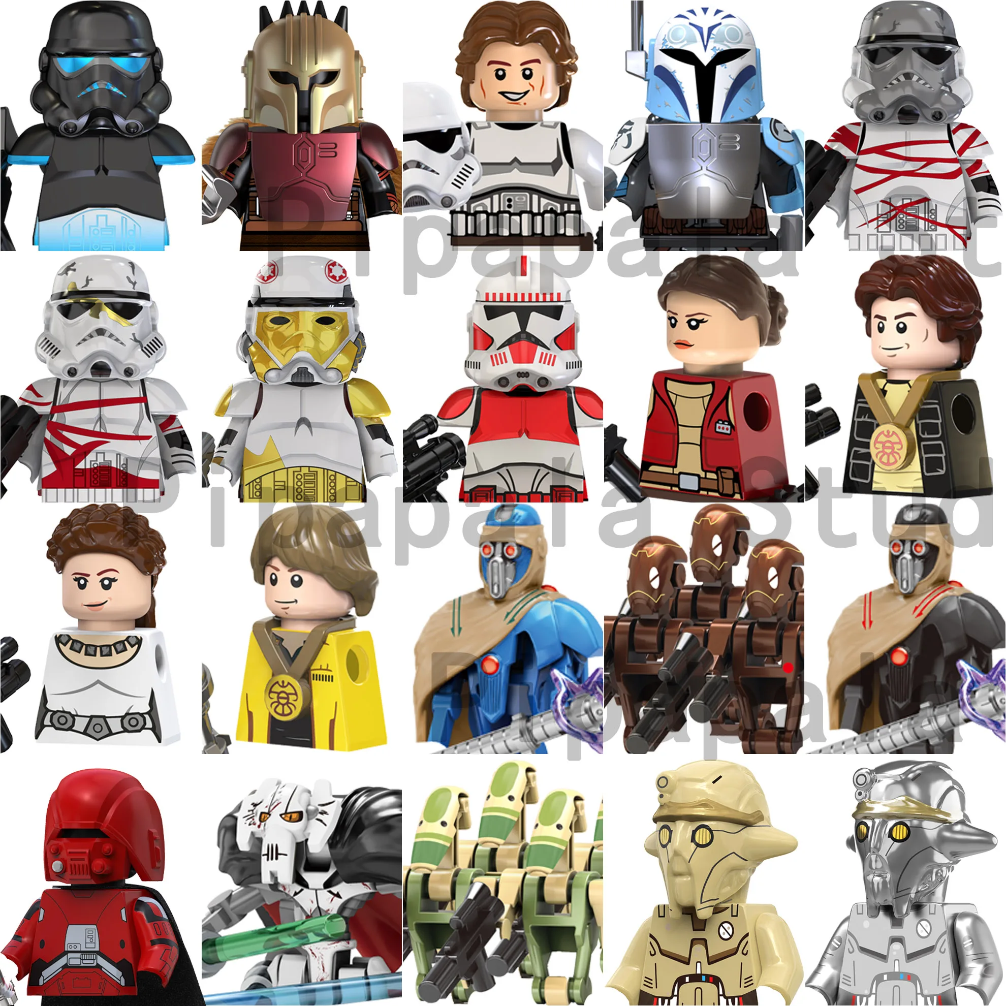 

Star Wars Clone Wars building block figurines toys Kylo Ren Mace Windu children's MINI assembly brick toys birthday gifts