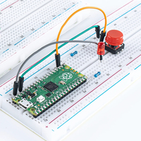 for Raspberry Pi Pico RP2040 Development Board Starter Kit LCD1602 Module PIR Sensor Python Programming Beginner Kit
