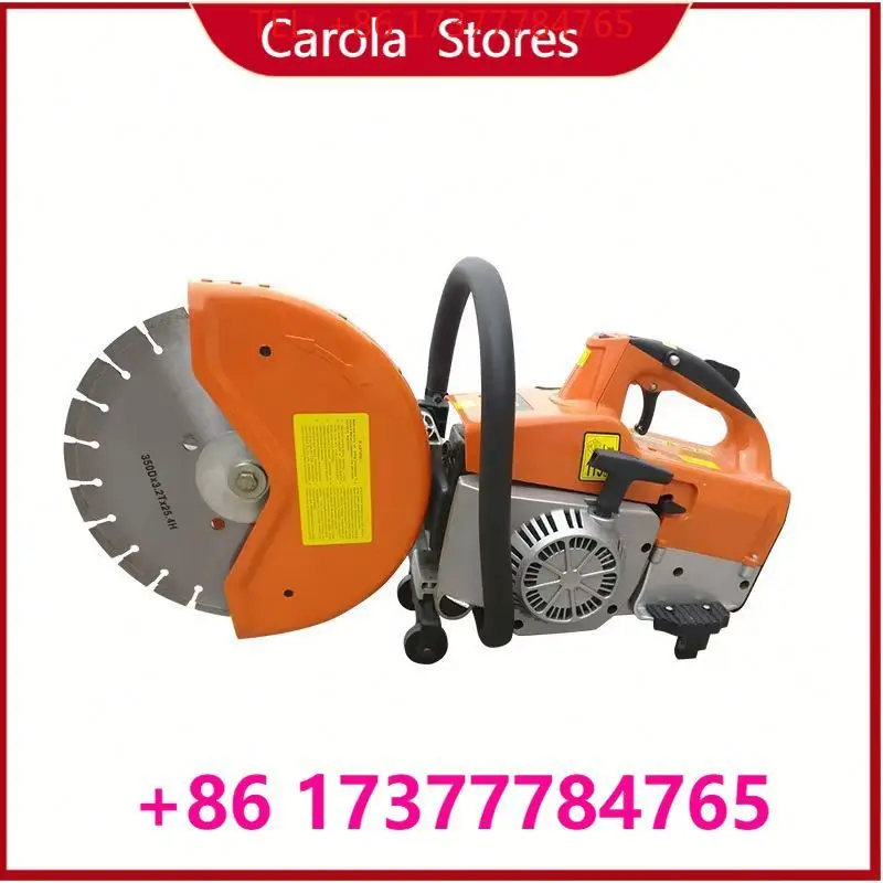 350mm Blade  Portable Concrete Cut Off Saw, Handheld Road Pavement Floor Concrete Cutting Cutter Machine