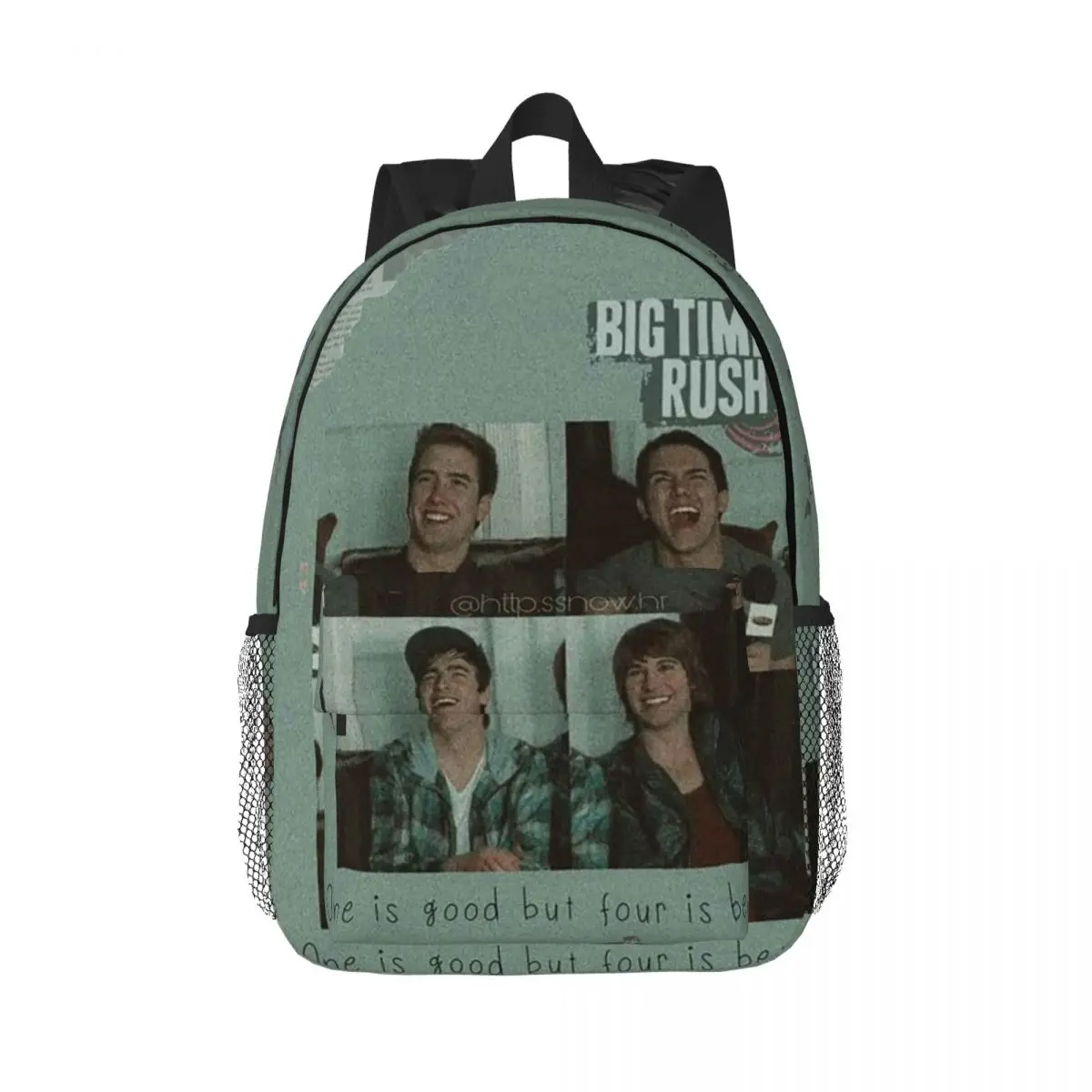 Big Time Rush BTR Band Music Backpack Daypack Large Capacity Boys Girls BookBag Shoulder Bags for Men Women Children School Bag