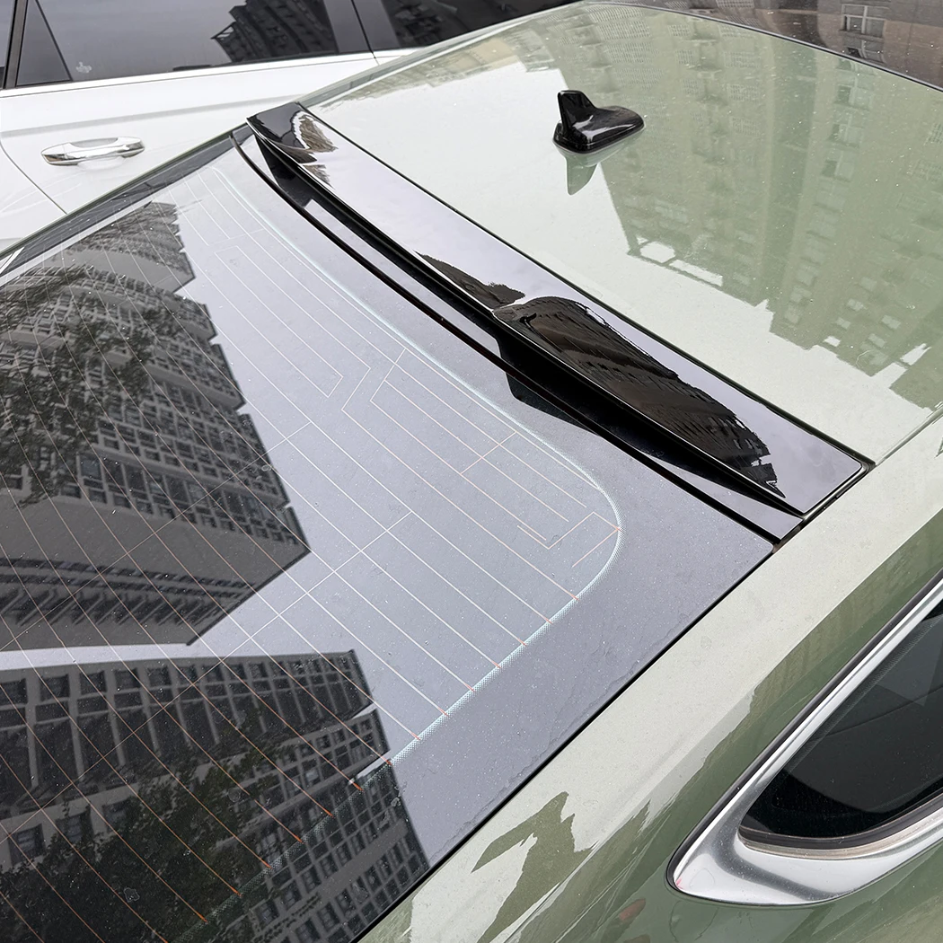 Glossy Black Car Rear Roof Spoiler Wing Lip For AUDI A5 S5 RS5 F5 Sportback 4-Door 2018-2024 Rear Window Tail Wing view 6