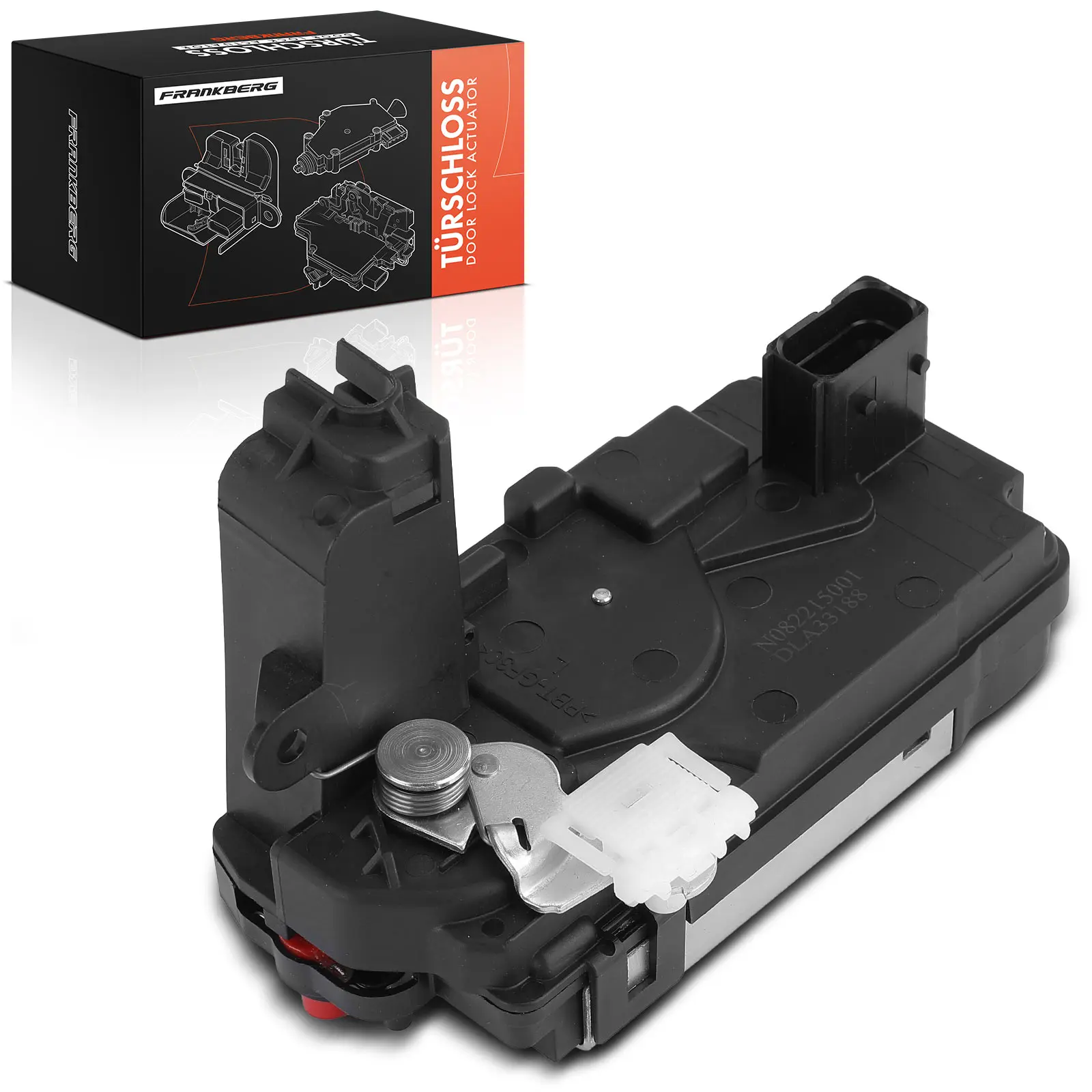 Frankberg 1x Achter Linker Deurslot voor Opel Astra H Caravan Box/Station Wagon Saloon Zafira B Box/MPV 13210738 133188 133231