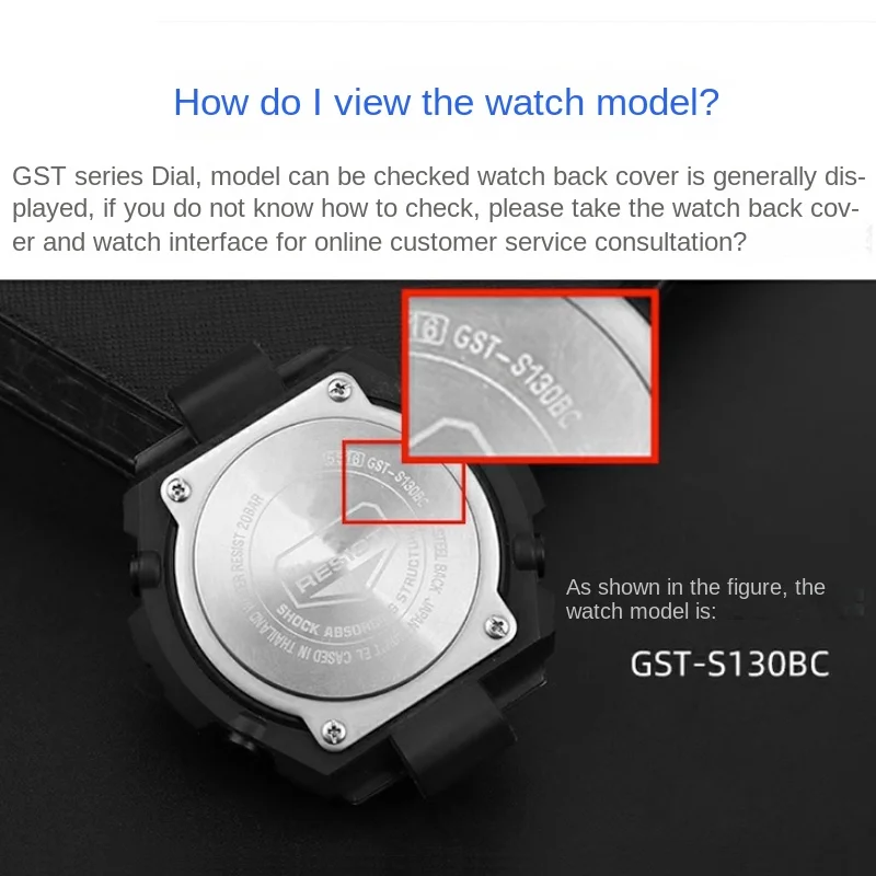 GST-S130 사파이어 유리 미러, 카시오 GST 시리즈 GST-S130 미네랄 유리 렌즈 교체 케이스, 다이얼 보호 미러 마스크