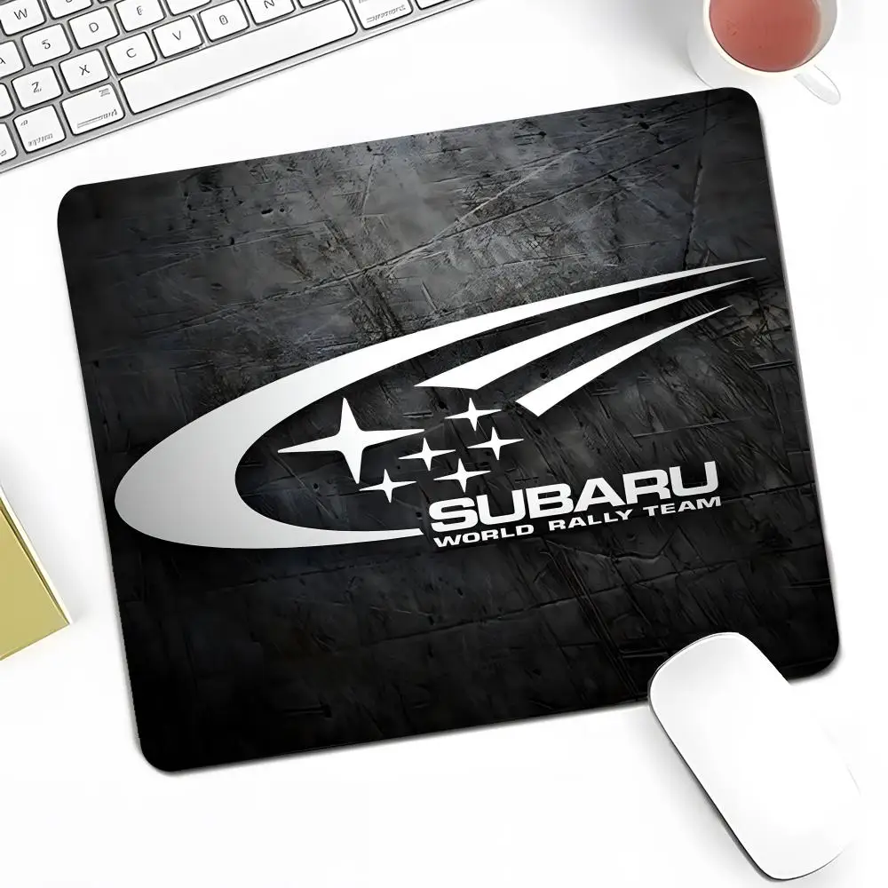 Is Car S-Subaru Logo MAISTO Mouse Pad Anime Game Mouse Pad High Quality Small Desk Pad Rubber Laptop Desk Pad