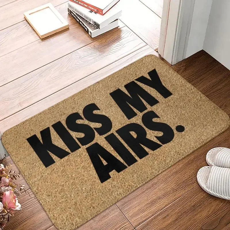 Kiss My Airs Entrance Doormat Home Decoration Bedroom Front Door Floor Mat Living Room Carpet Rug Bathroom Doormat