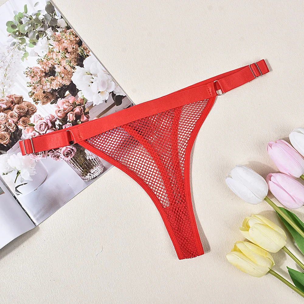 Sexy Strings Voor Vrouwen Ondergoed Verleidelijk Perspectief Mesh Slipje Ropa Interieur De Mujer