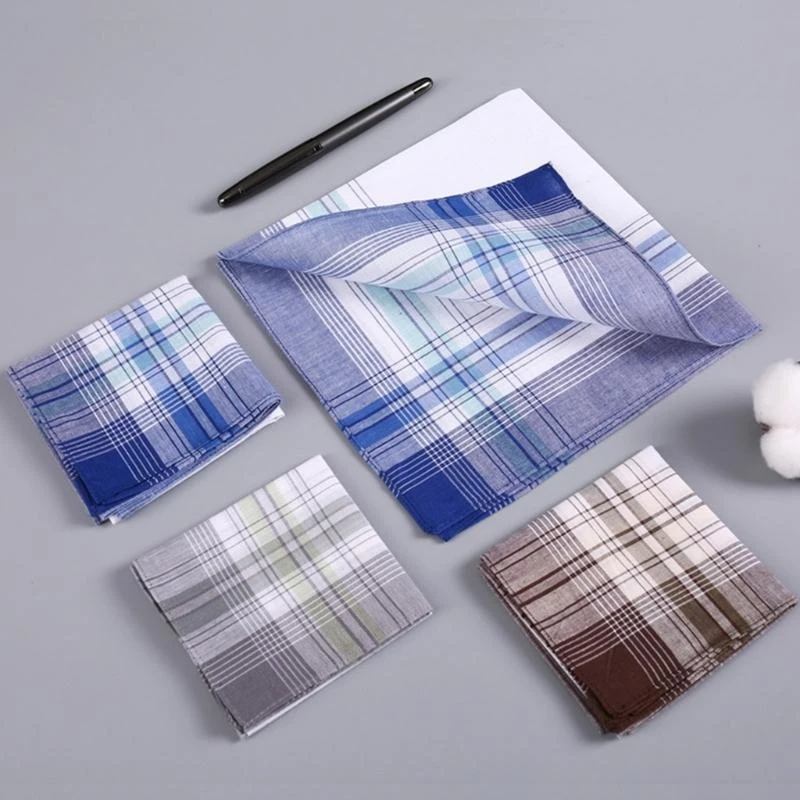 5asd Square Bandanas Tairkerchief Khăn mềm cho người đàn ông trưởng thành lau mồ hôi