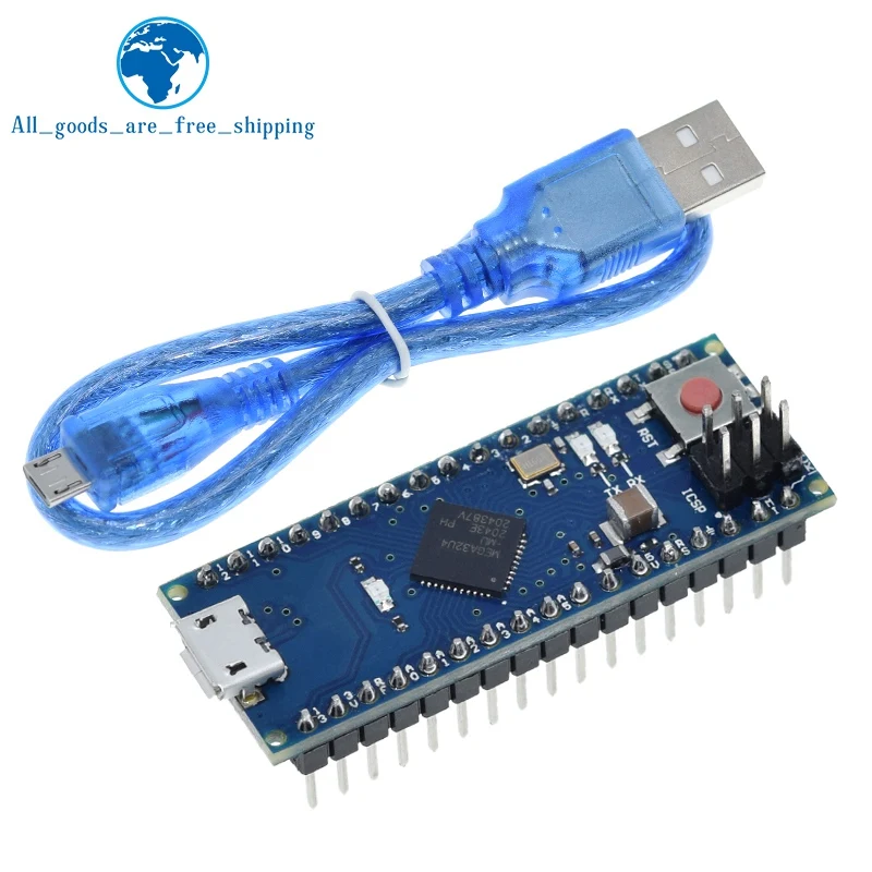 

ATmega32u4 5V 16Mhz Expansion Board Module For Arduino Micro Compatible For R3 Nano Replace Pro Mini Microcontroller ONE