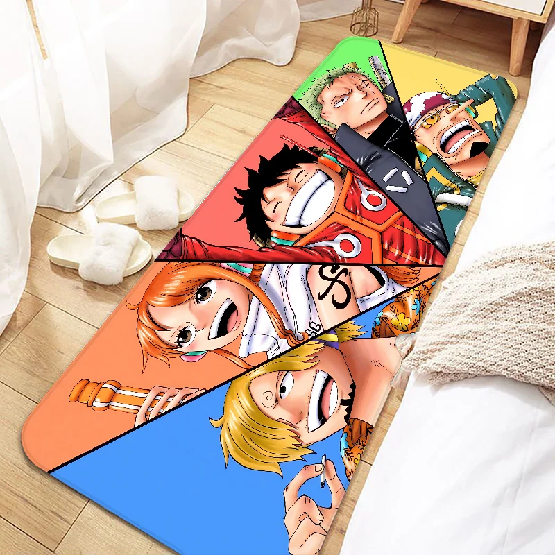 

Door Mat Entrance Non-slip Anime Pieces Ones logo Hot Washable Kitchen Carpet Living Room Hallway Rugs Bathroom Bath Door Mats