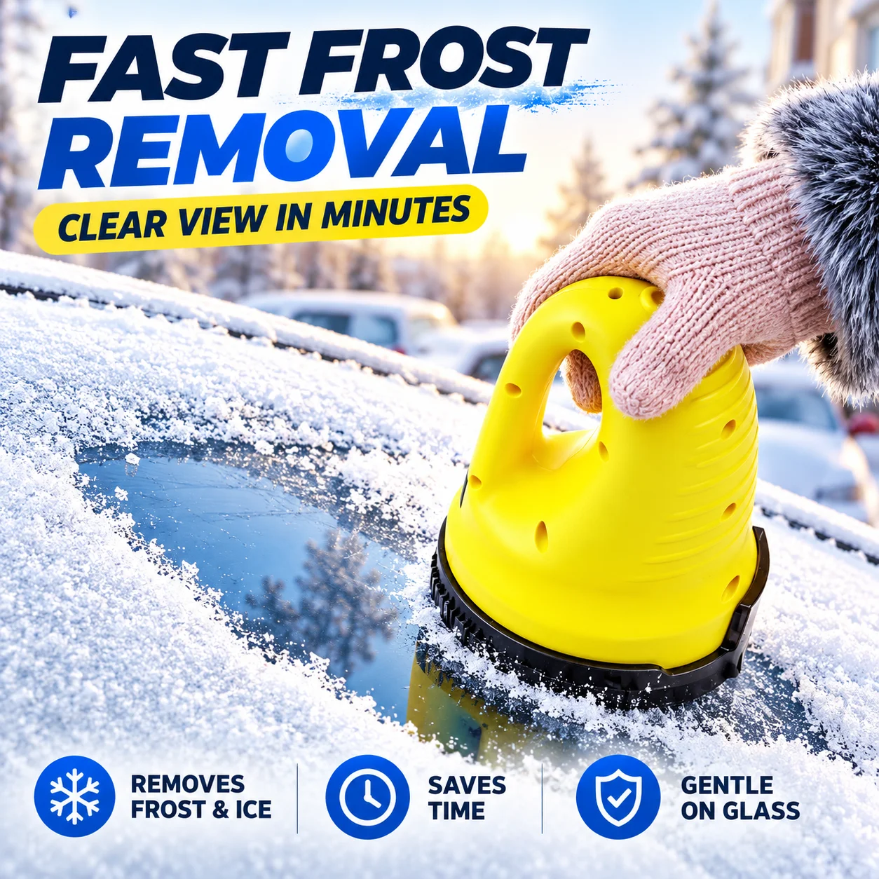 Electric Multi-functional Car Windshield Wiper Ice Snow Remover Ice Remover Defroster for Winter