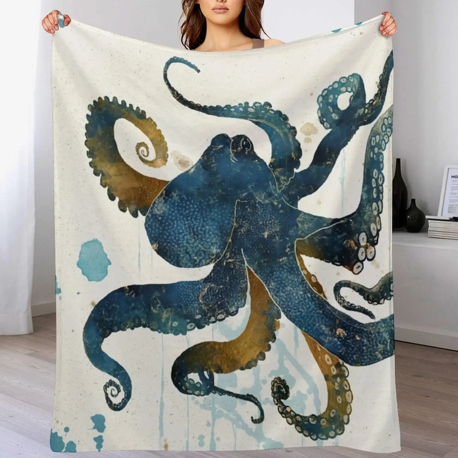 

Underwater Dream III Throw Blanket Soft Sherpa Fleece Warm Blanket for Winter