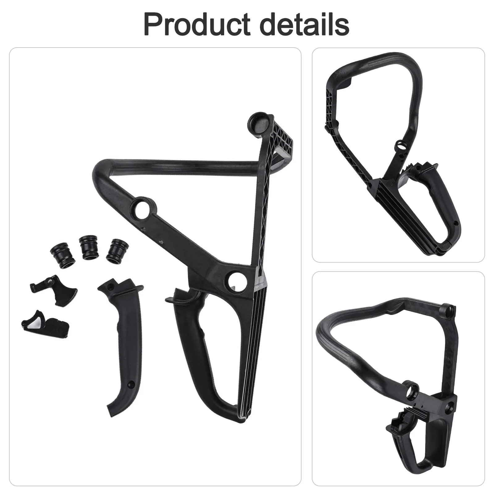 Alloy Handle Bar With 3 Buffers Throttle Replacement Part 1130 791 4901 For MS170 MS180 017 018 Chainsaw Accessories Black