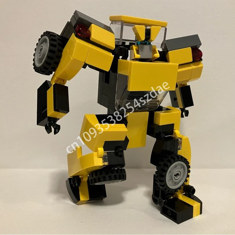 

222pcs MOC Transformer- Bumblebeess Building Blocks Birthday creative Christmas toy Gift Creative Construction Constructing