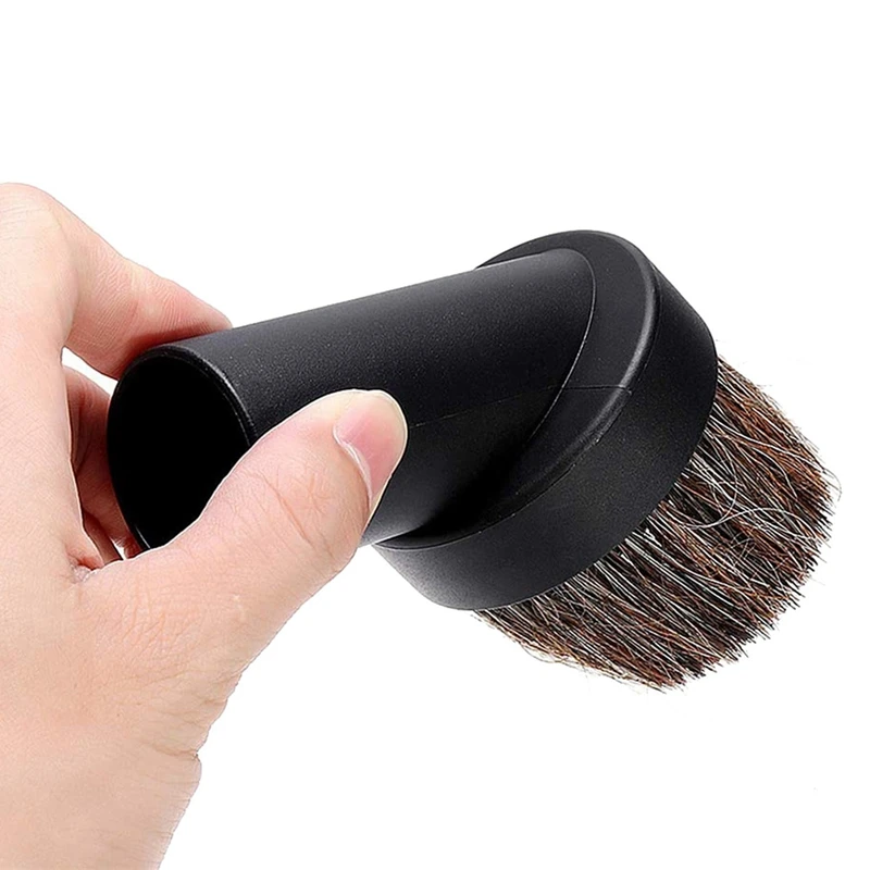 Soft Horsehair Bristle Vacuum Cleaner Attachment, Dusting Brush, substituição a vácuo, ferramentas de limpeza, diâmetro interno 32mm, 6 Pcs