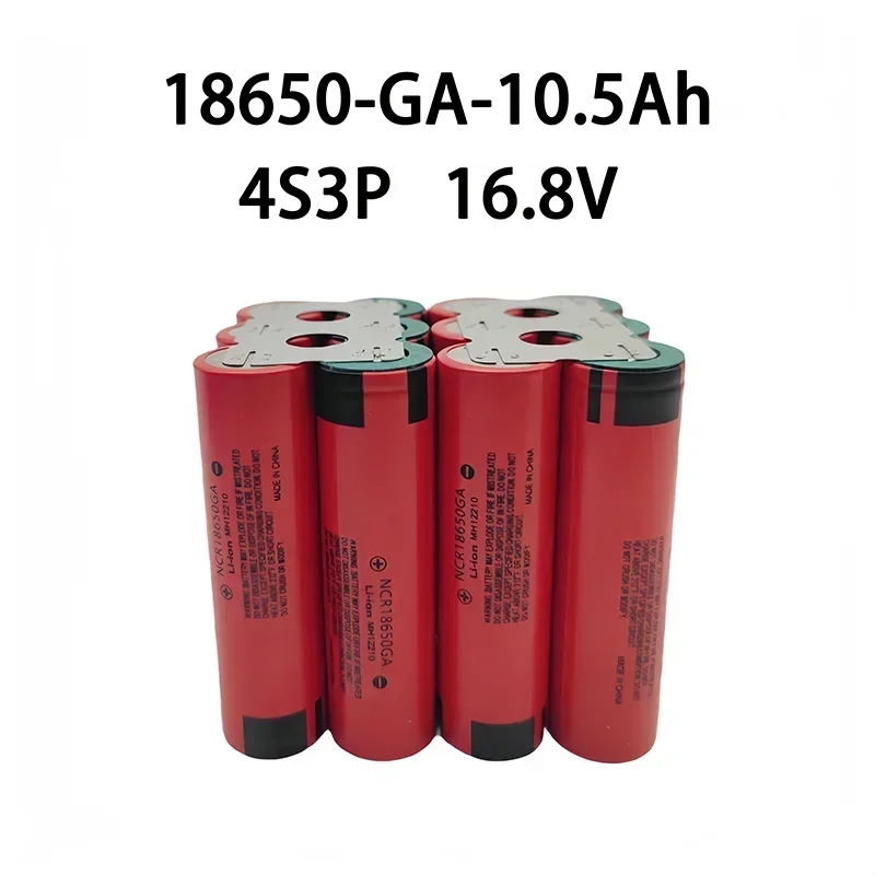 New 1S3P,2S1P,3S1P,4S1P,4S2P,4S3P,5S1P,5S2P,5S3P,5S4P, 3.7V, 8.4V,12.6V,16.8V,18V, 18650 GA 30A screwdriver battery with welding