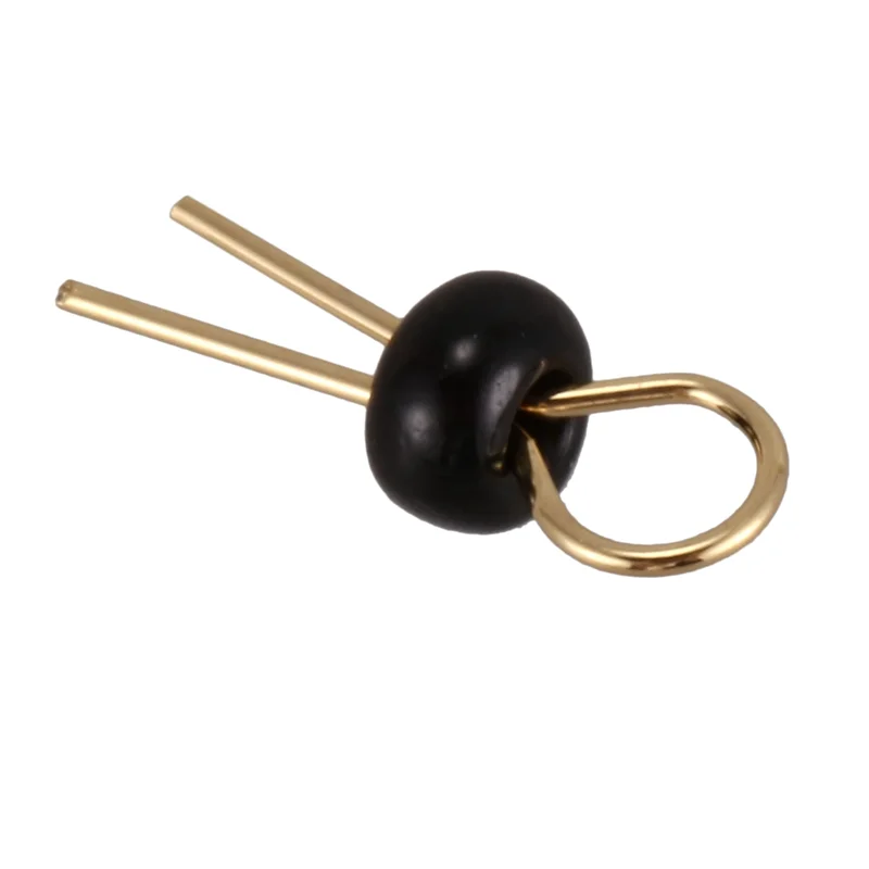 GROCE-600Pcs Black Gold Tone Soldering PCB Board Breadboard Test Point Pin