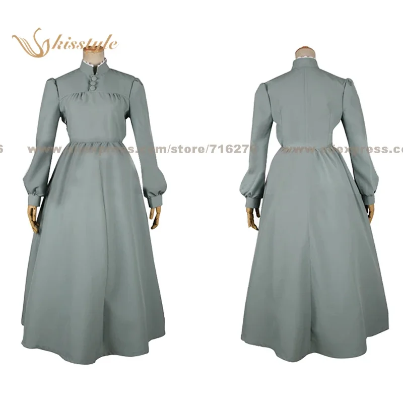 

Kisstyle Fashion Howl'sMovingCastle Sophie Hatter Gray Uniform COS Clothing Cosplay Costume,Customized Accepted