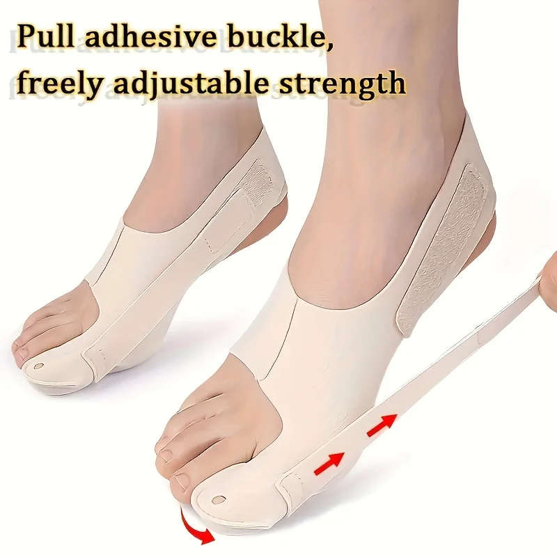 1PCS Bunion Corrector Socks Comfortable Breathable for Day/Night Support Hallux Valgus Pain Relief Non-Slip Big Toe Straightener
