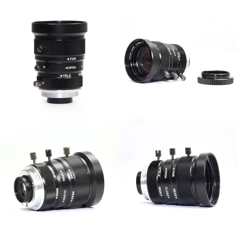 STROVAN Low Distortion 5-12mm CCTV Lens 6MP Pixels 1/1.8