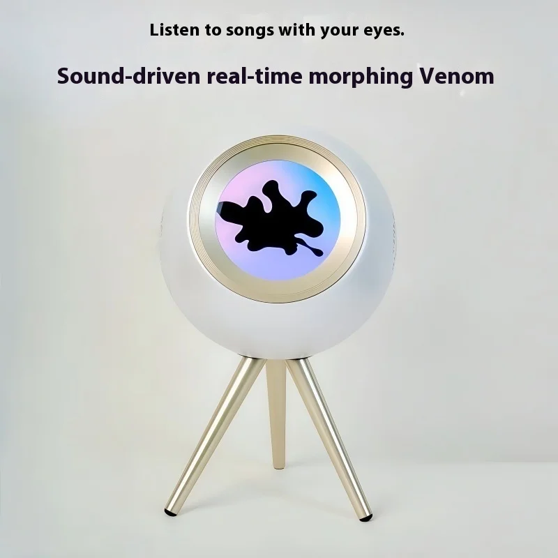 مكبر صوت بخاصية البلوتوث قابل للنقل قطعة أثرية بطرف الإصبع Enom Magnetofluid ملون بتأثير فانوس محمول هدية صوتية بلوتوث