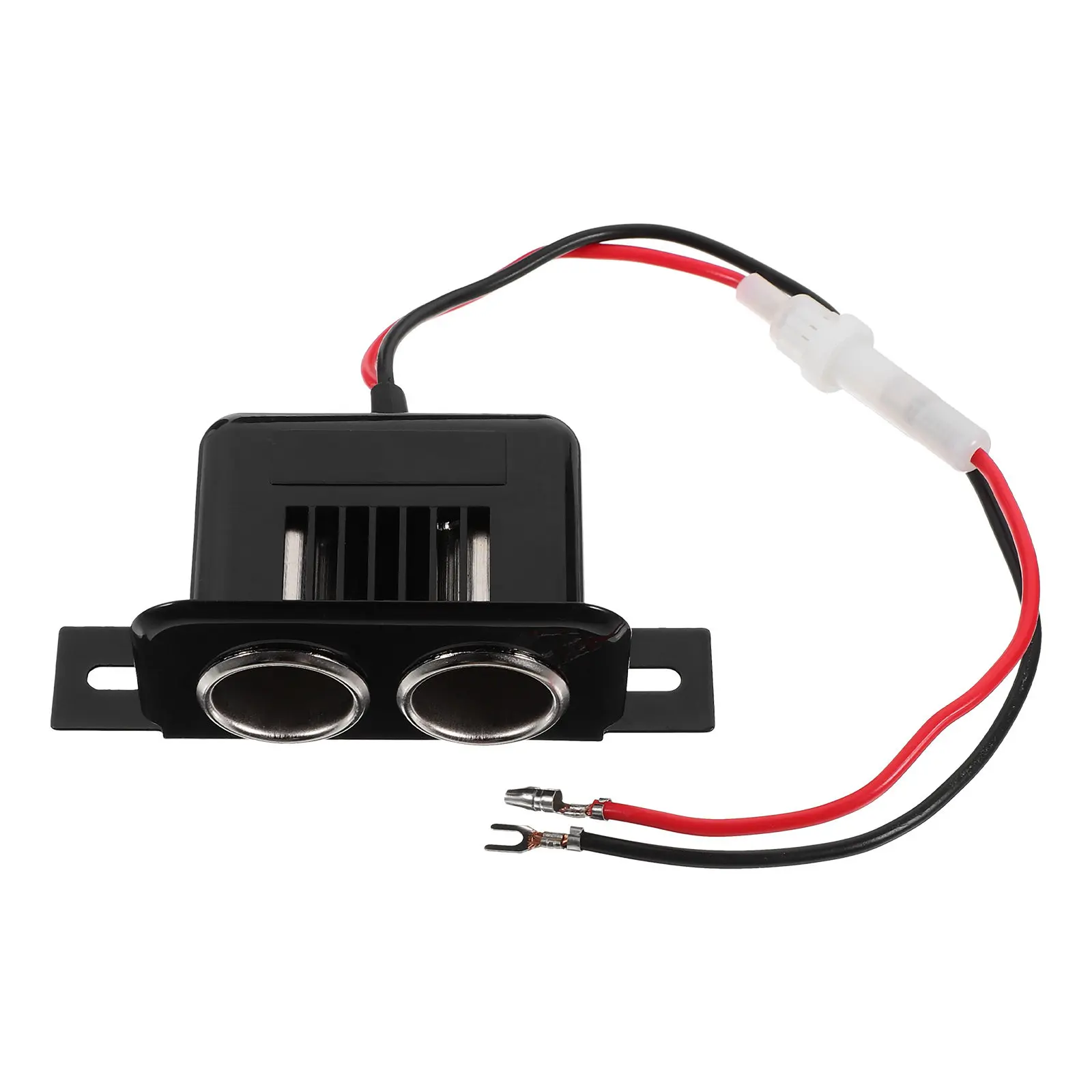 

Car Cigarette Lighter Socket Splitter Adapter Durable Plastic Charging Multiple Device Power Outlet Safe Reliable