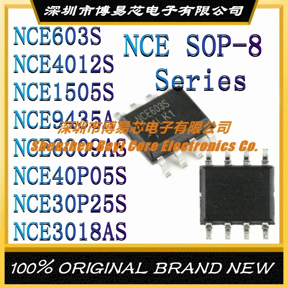 

NCE603S NCE4012S NCE1505S NCE9435A NCE6009AS NCE40P05S NCE30P25S NCE3018AS -8 New Original Genuine Evaluation board