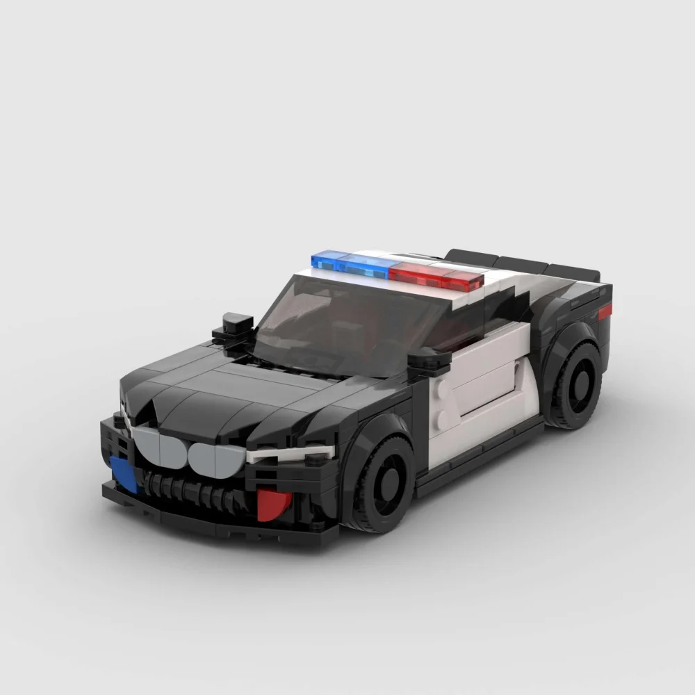 

318PCS City Police Car Toy DIY City Car Building Bricks For Kids And Adults