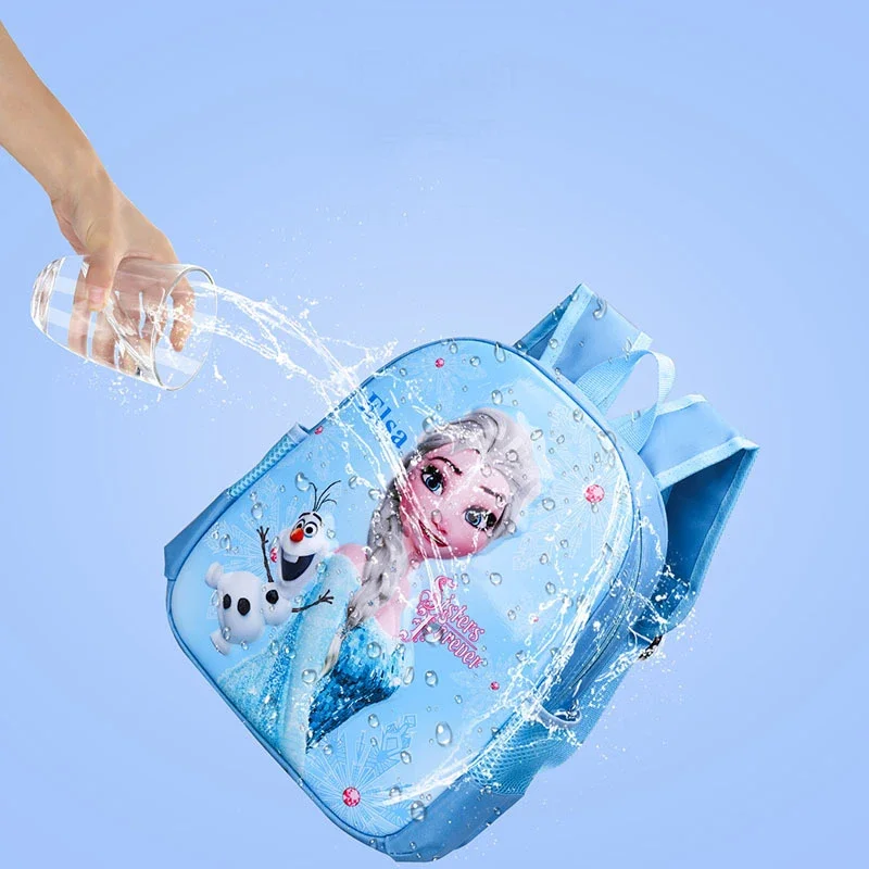 Disney Kids Backpack For Student New Frozen Cartoon Kindergarten School Bags Girl Lovely Elsa Princess Cute Knapsack New Arrivel