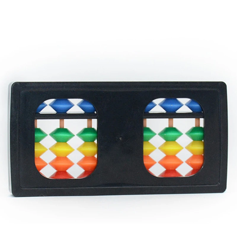 7/9/11/13/15/17 Colonna di Plastica Montessori Giocattolo di Matematica Cifre Aritmetiche Abaco Soroban Strumento di Calcolo Perline di Colore Insegnamento Del Capretto