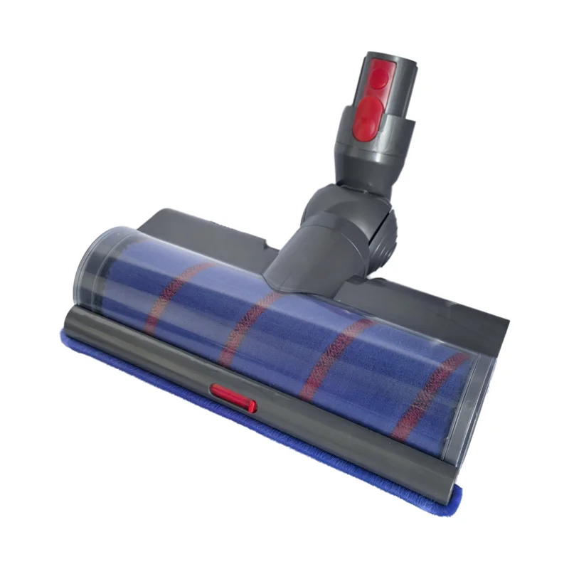 หัวแปรงลูกกลิ้งไฟฟ้าแบบนุ่มพร้อมปุ่มสวิทช์สําหรับ Dyson V7 V8 V10 V11 V15 สิ่งที่แนบมาสูญญากาศพร้อมไฟ LED สีเขียว HOT!