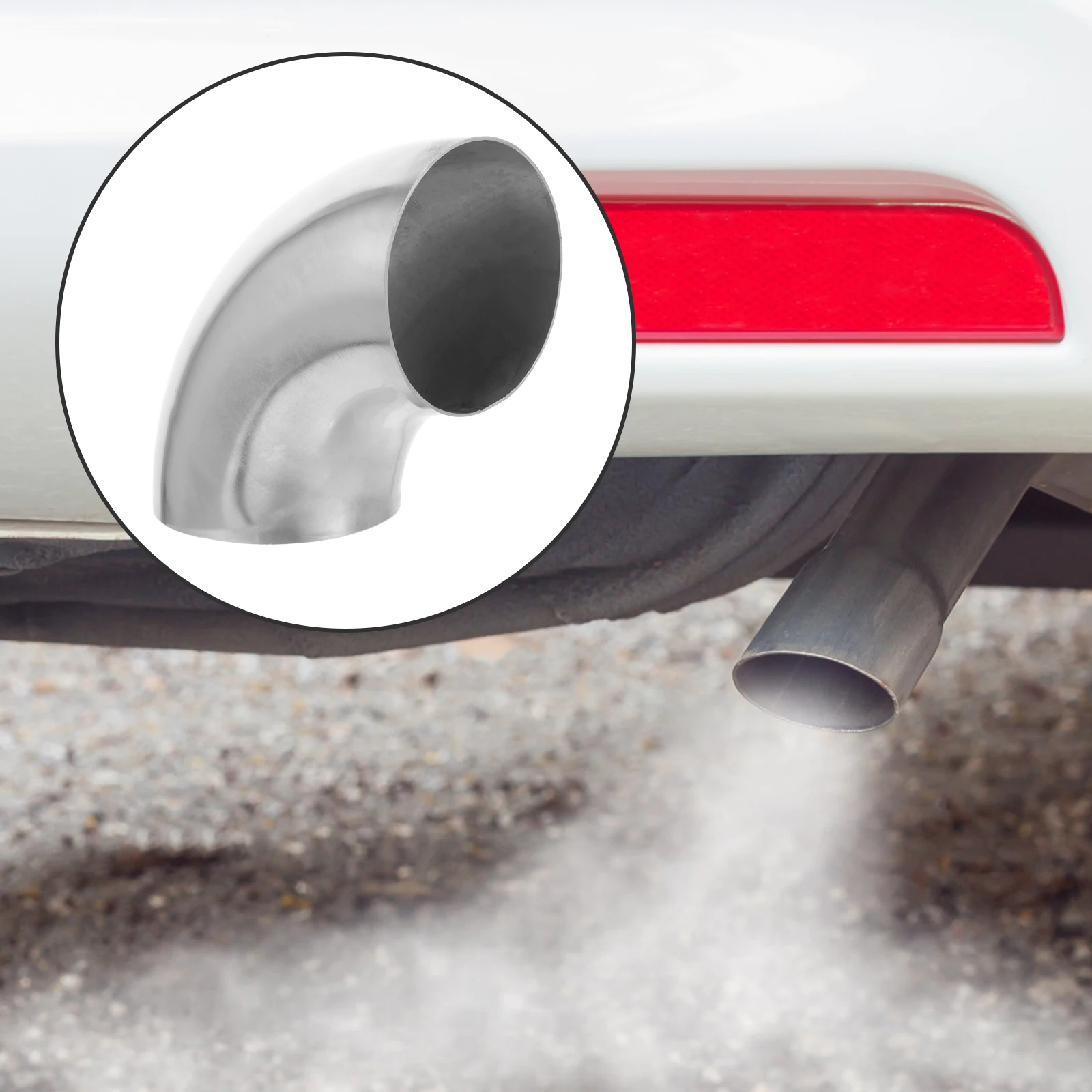 

Exhaust Elbow 90 Degree 3 Inch Stainless Steel Car Exhaust Pipe Angled Elbow Replacement Fitting Truck Accessories exhaust tip