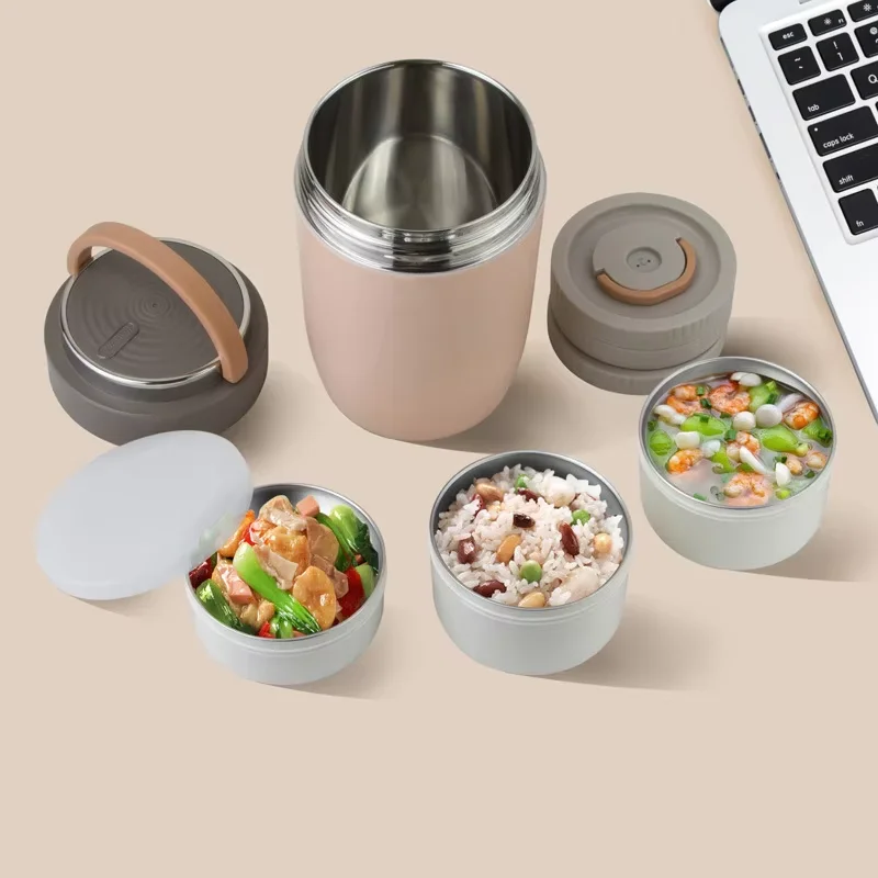 

Hot Sales Stainless Steel Lunch Box Food Jar Vacuum Insulated Soup Container for Storage Boxes & Bins