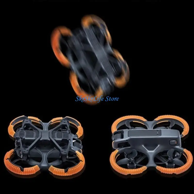 E65E Anti-Collision-Geräte-Stoßfänger für Avata 2 Ersatzpropeller Guard-Ringe