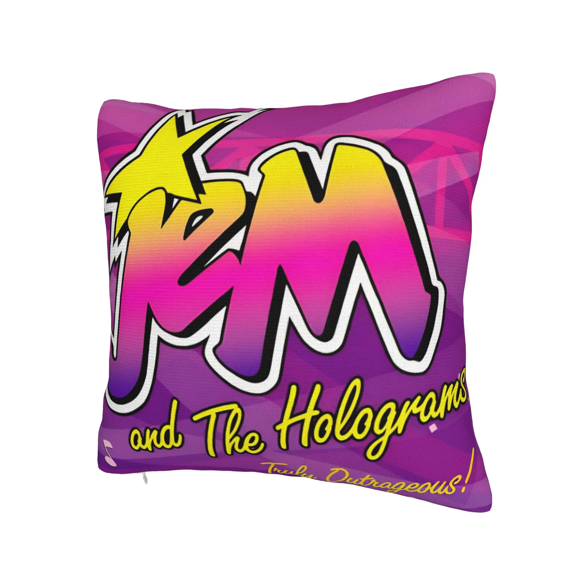 Decorative Pillowcases Jem And The Holograms Accessories Chair  Throw Pillow Case Cover Square Multi Size
