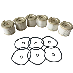 6Pcs Fuel Filter 2010PM 500FG 500FH 2010TM Fuel Water Separator Replacement Truck Kit