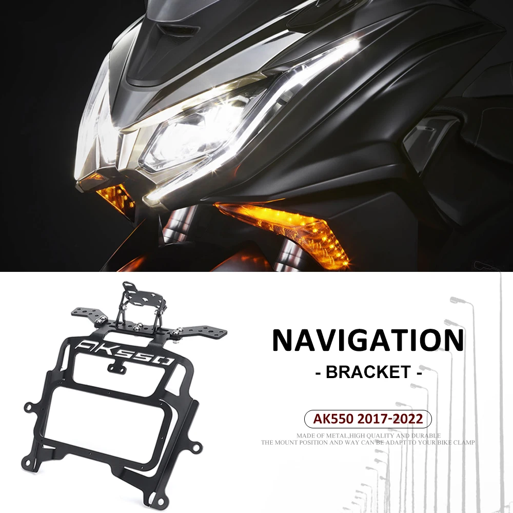 Neue 2013-2017 Motorrad zubehör Telefon halter Ständer GPS Navigations platte Halterung für Kymco Ak550 Ak 2017 Ak550 Ak 2022