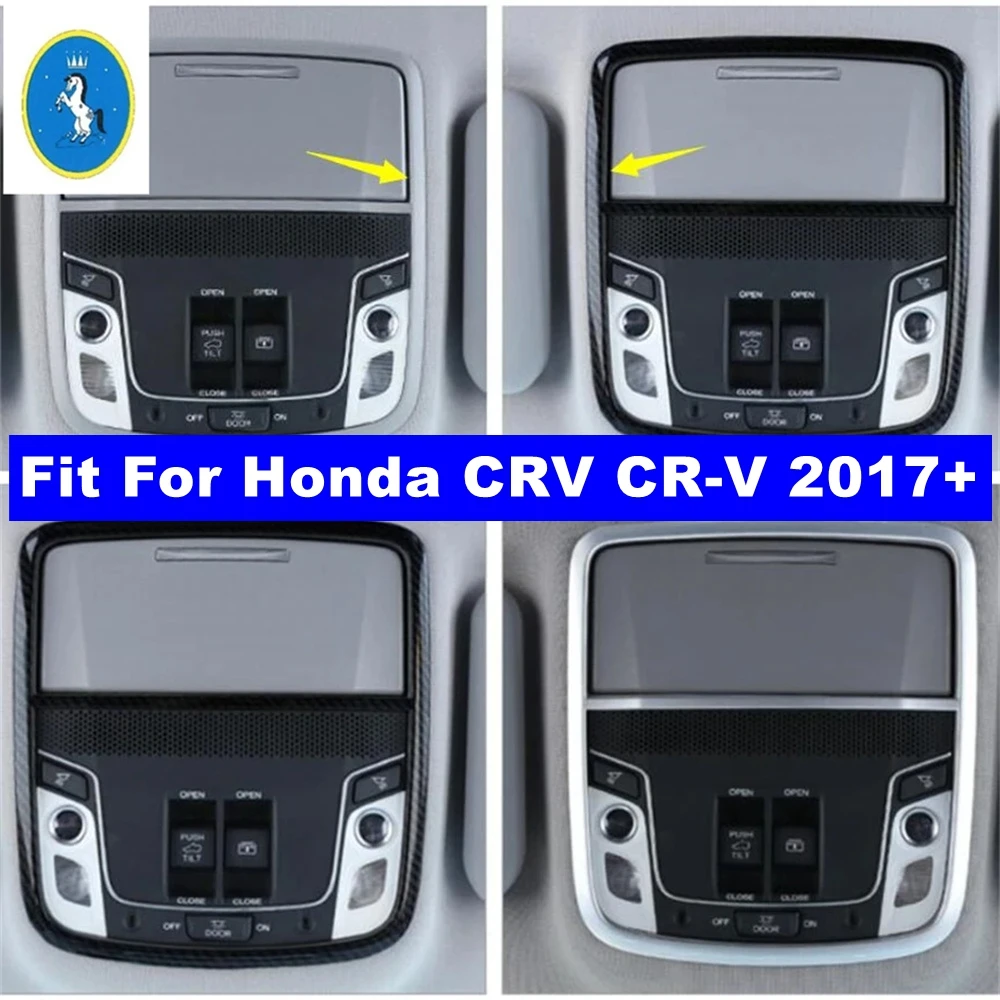 

Fit For Honda CRV CR-V 2017 - 2020 Car Front & Rear Seat Roof Reading Lights Lamp Cover Decoration Trim ABS Interior Accessories