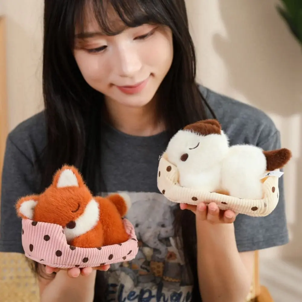 PP Cotton Sleep Animal Plush Toys Fluffy Appease Lie Prone Animal Toys Soft Ornaments Cartoon Rabbit Bear Pig Doll