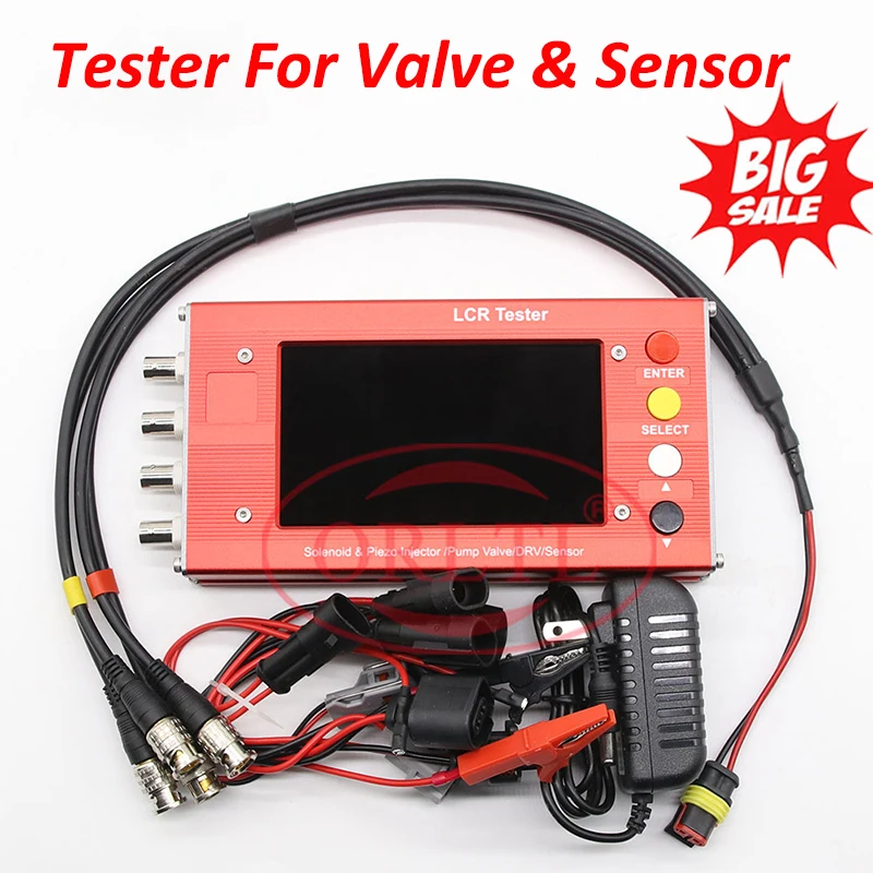 

New LCR Digital Capacitance Inductance Tester For Common Rail Piezo Injector Valve Sensor Calibrator