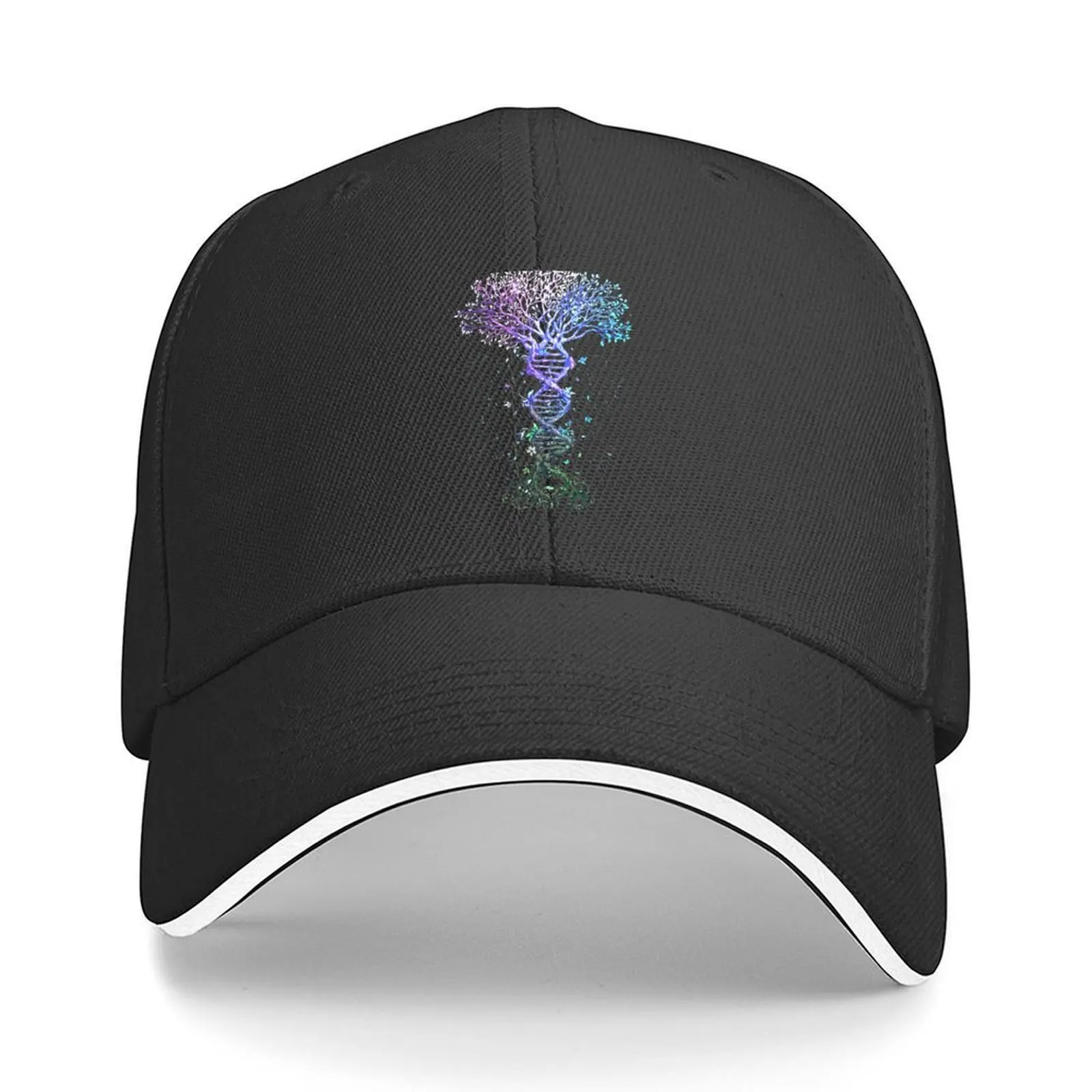 

DNA Tree Life Earth Genetics Biologist Science Baseball Cap western Hat Streetwear Golf Hat Man Hats Man Women's