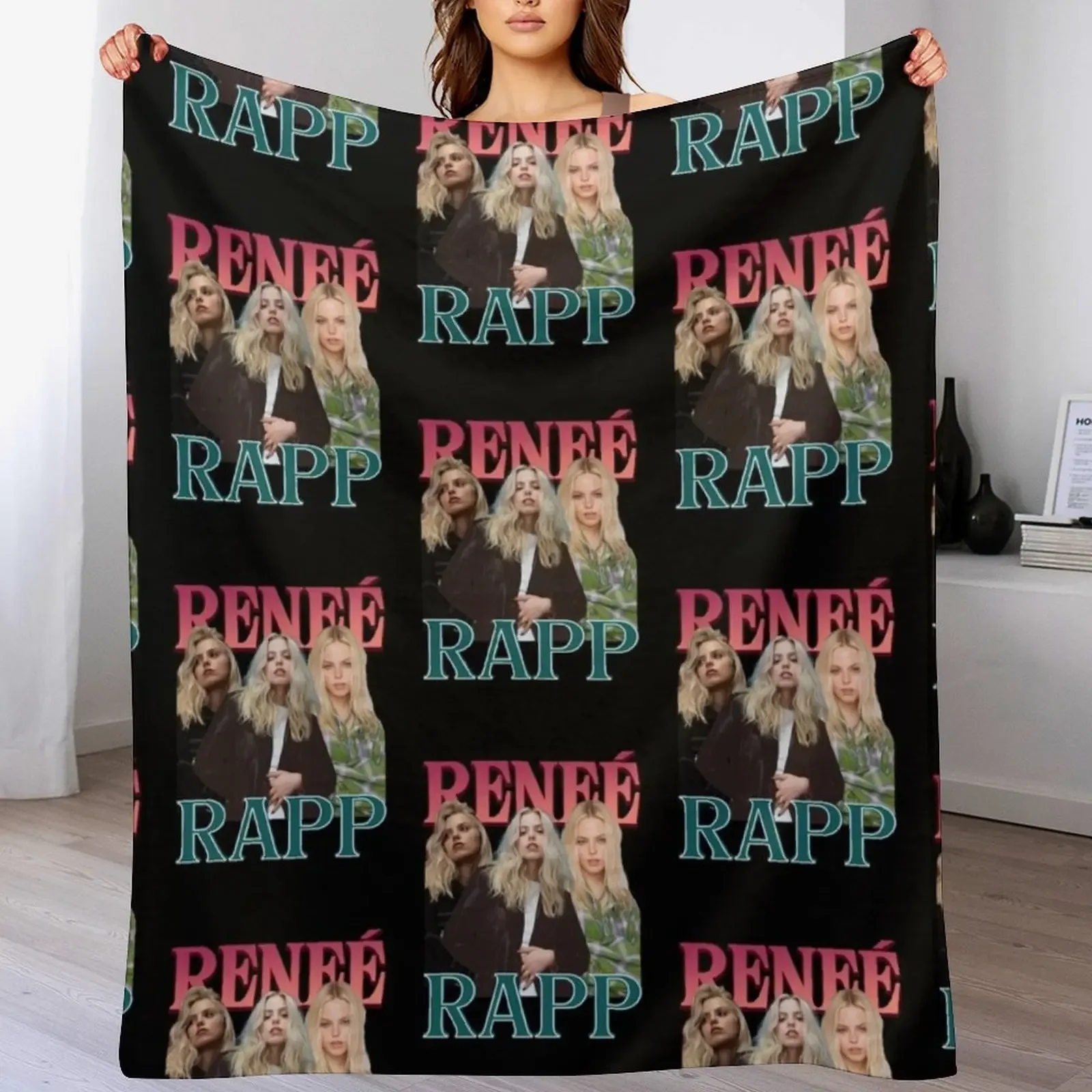 

limited-renee-rapp-vintage Throw Blanket blankets ands Bed Fashionable bed plaid Soft Beds Blankets