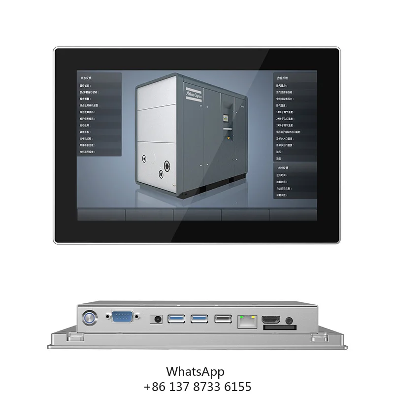 7 10.1 13.3 15.6 21.5 Inch Touch Monitor IP65 Waterproof Capacitive LCD Panel Pc Embedded Industrial Touch Screen Monitor