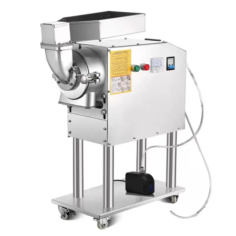 

Высококачественный коммерческий шлифовальный станок для сушеных рыб, специй, трав, порошка с системой водяного охлаждения