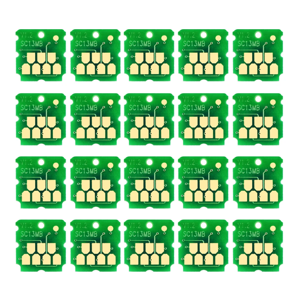 

20Pc SC13MB S2100 F570 Maintenance Box Chip For Epson T2100 T3100 T5100 T3170 T5170 F500 F540 F571 F551 F541 T2140 T3140 Printer