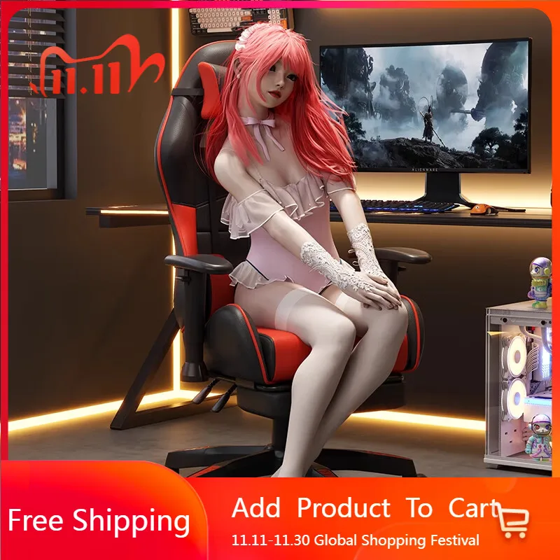 

Modern Ergonomic Office Chair Comfortable Nordic Computer Playseat Office Chair Throne Bedroom Designer Stoel Home Furniture