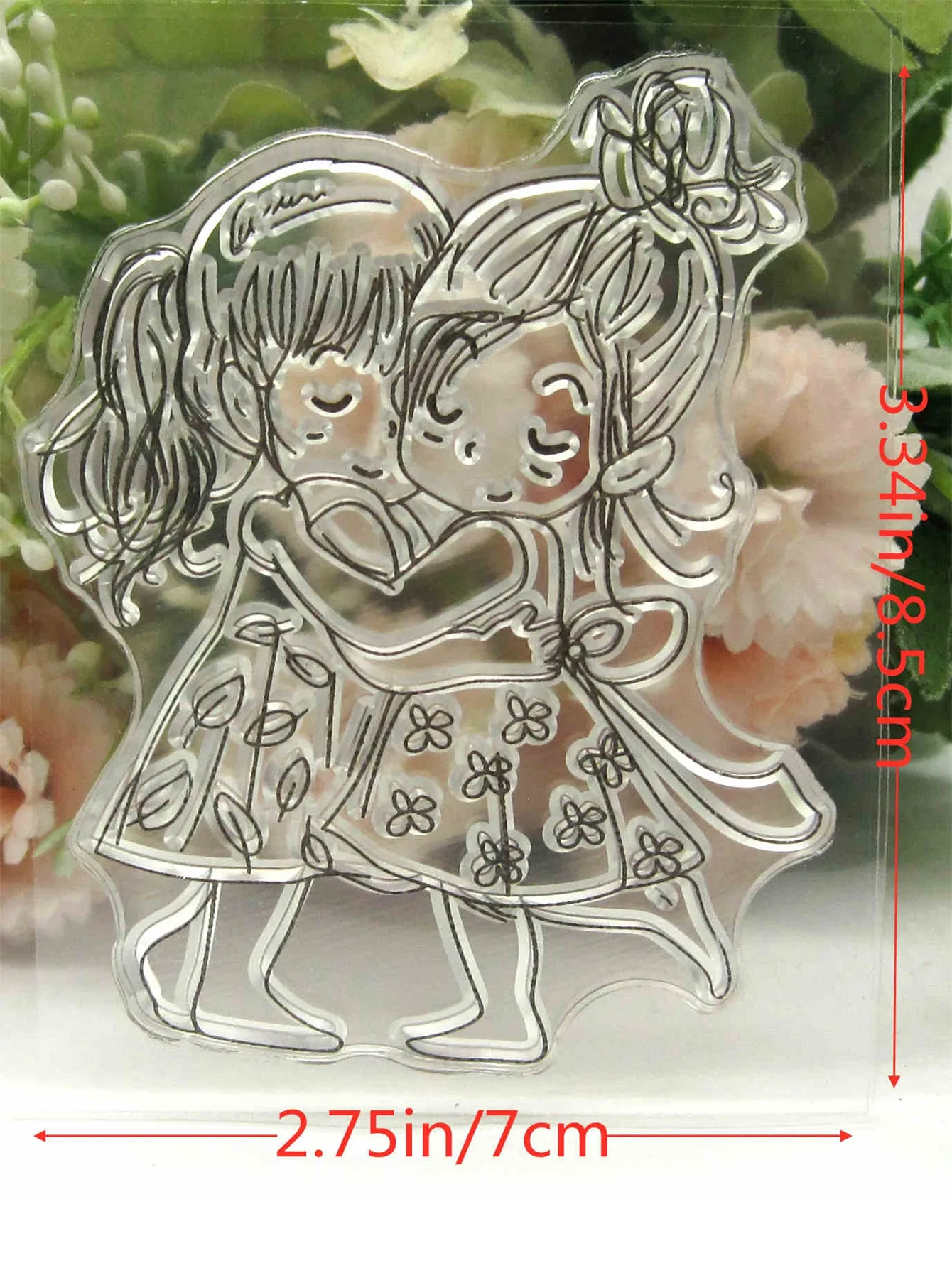 Rubber Silicone Clear Stamps For Scrapbooking Tampons Transparents Seal Background Stamp Card Making Diy Cartoon Girltampons