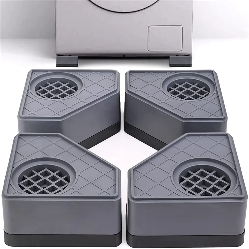 Anti Vibration Pad for Washing Machine Washer Dryer Pedestals Wearing Square Rubber Foot Pads Pedestals Single Layer