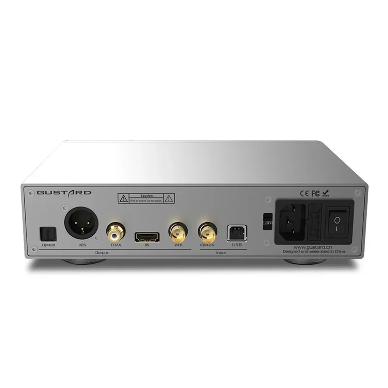 Interface Gustard U18 nouvelle génération d'interface audio USB haute performance K2 XU216 DSD512 PCM768kHz