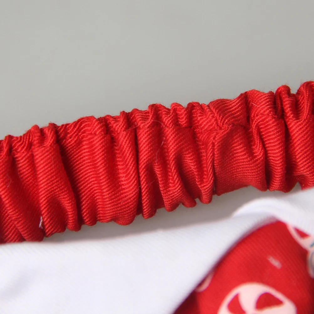 

Pet Christmas Hat and Tie Set 1 Piece Soft Comfortable Dog Cat Party Wedding Decoration Festive Wear for Holiday Cheer