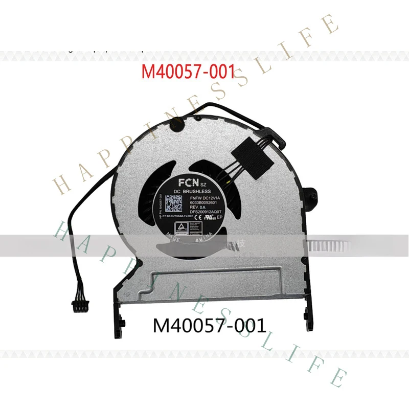 Ventilador de Refrigeración para GPU RTX3000, Marca ZR+, Nuevo, Modelo M40057-001, Compatible con HP Z2 Mini G5 Workstation, CC 12V, 4 Pines